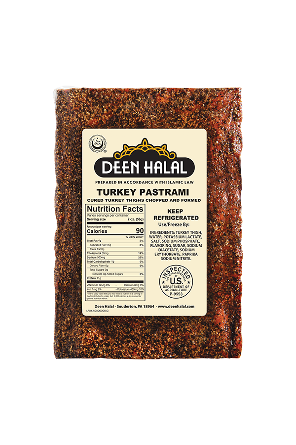 Deen Halal Turkey Pastrami