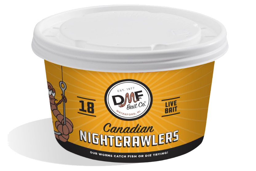 DMF Bait Co Canadian Nightcrawlers