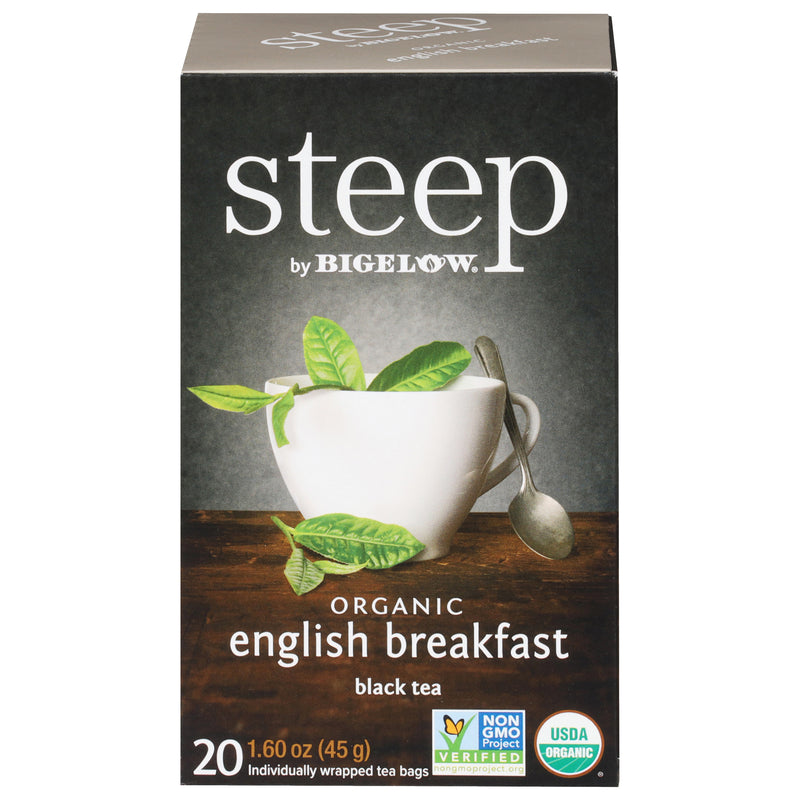 Steep by Bigelow organic English Breakfast tea